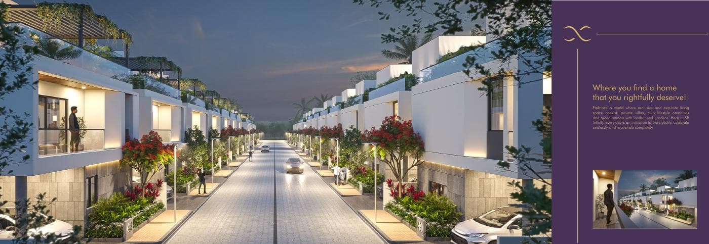 SR Infinity Villas — clubhouse living